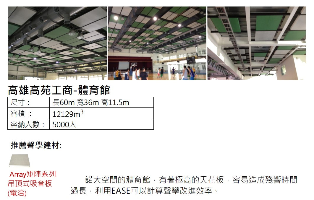 高雄高苑工商體育館案例簡介