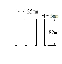5×82mm 槽孔沖孔樣式